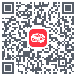 蛋糕英语codice QR per il download