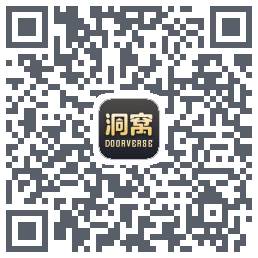 洞窝codice QR per il download