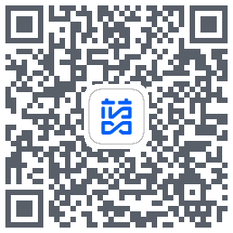 蓝色循环的下載二維碼