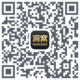 洞窝codice QR per il download