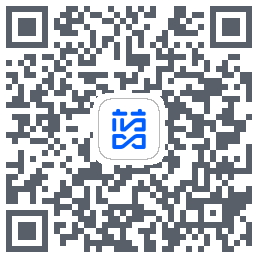 蓝色循环 QRcode