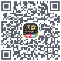 洞窝codice QR per il download
