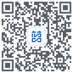 蓝色循环的下載二維碼