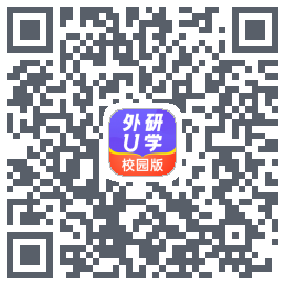 外研U学校园版código QR de descarga de