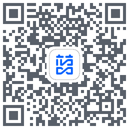 蓝色循环的下載二維碼
