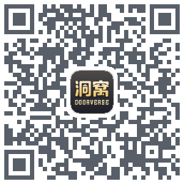 洞窝codice QR per il download
