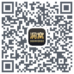洞窝codice QR per il download