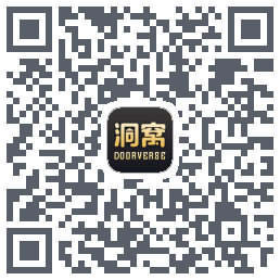 洞窝codice QR per il download