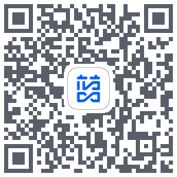 蓝色循环的下載二維碼