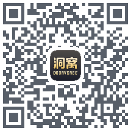 洞窝codice QR per il download