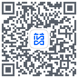 蓝色循环的下载二维码