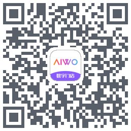 AIWO数字门店código QR de descarga de