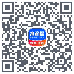 水滴保du code QR de téléchargement