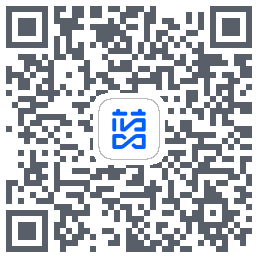 蓝色循环的下载二维码