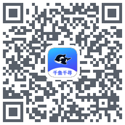 千鱼千寻código QR de descarga de