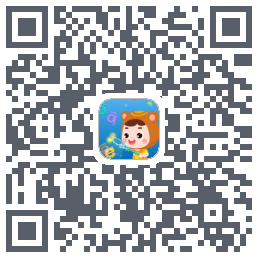 熊孩子拼音código QR de descarga de