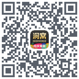 洞窝codice QR per il download