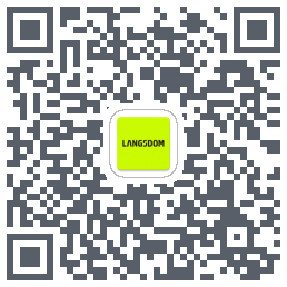 LANGSDOMdu code QR de téléchargement