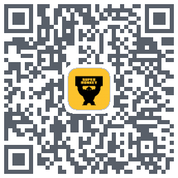 超级猩猩código QR de descarga de