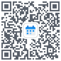 简约日历codice QR per il download
