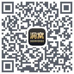 洞窝codice QR per il download