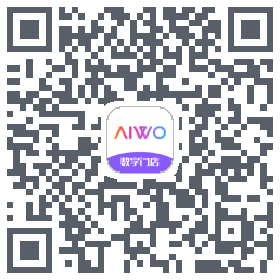 AIWO数字门店código QR de descarga de
