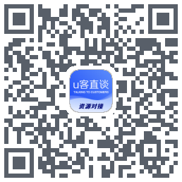 U客直谈código QR de descarga de