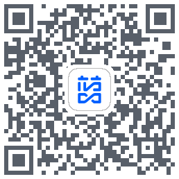蓝色循环的下載二維碼