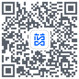 蓝色循环的下載二維碼