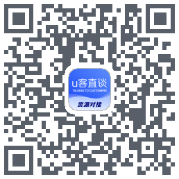 U客直谈código QR de descarga de