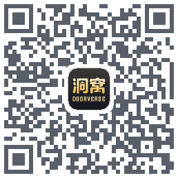 洞窝codice QR per il download