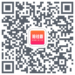 拍社圈codice QR per il download