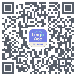 LingoAceのダウンロードQRコード