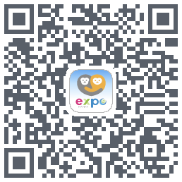 消费品博览会código QR de descarga de