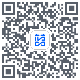蓝色循环的下載二維碼