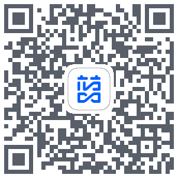 蓝色循环的下載二維碼
