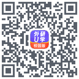 外研U学校园版código QR de descarga de