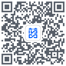 蓝色循环código QR de descarga de