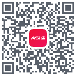 ASIAIRのダウンロードQRコード