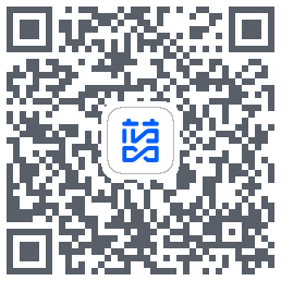 蓝色循环的下載二維碼