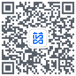 蓝色循环的下載二維碼